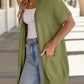 🔥Early Autumn Sales 60%OFF💝✨Women's Short Sleeve Pleated Lightweight Open Front Cardigan