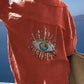 🌷Meet Summer-50% OFF Ends Tonight🍃Evil Eye Casual Sequin Beaded Shirt