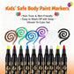 🌈⏳Last Day Special Price ￡7.99!!🎨Temporary Tattoo Markers for Skin👍✨Perfect For Unique Body Art🔥