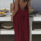 👗LAST DAY SAEL 50% OFF!!✨Women's Solid Color Backless Cami Dress💕