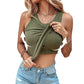 💖Last Day Sale 60%OFF💖Ribbed Stretchy Tank Top with Shelf Bra