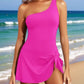 ⛱️Last Day Promotion 49% OFF🔥One Shoulder Skirted One Piece Swimsuit