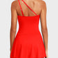 ⛱️Last Day Promotion 49% OFF🔥One Shoulder Skirted One Piece Swimsuit