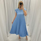 🍃End of Summer Sale-60%OFF💗Sleeveless Pleated Simple Solid Color Dress✨Chic, Comfortable & Made for Every Occasion
