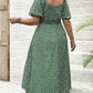 💃Summer Hot Sale-50% OFF💗Plus Size Split Floral Print Boho Maxi Dress