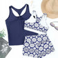 💥Last Day Special Sale 50% OFF🩱Women's Sporty Chic 3-Piece Tankini Swim Set