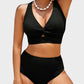 👙👙2025 New Type ~50%OFF Only Today⏳Textured Knot-Front High-Waisted Bikini Set