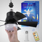 🎯LAST DAY SALE 50% OFF🌀40W LED Ceiling Fan Light – 20.5” Ultra-Quiet with Remote ⏳ | E27 + FREE B22 Adapter 🔌 | For Bedroom 😴, Kitchen 👩‍🍳 & Garage 🛠️ – UK Ready! 🇬🇧