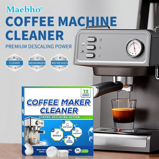 ⏰Last Day Surprise Price: ￡6.99☕Multifunctional Coffee Machine Cleaner Descaler Tablets🫧Descale Deep, Brew Fresh, No Rinse!