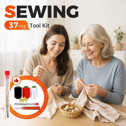 ⏰Last Day Surprise Price: ￡7.99🧵37PCS Sewing Tool Set🪡 Thread in 1 Second-Sew happy & Sew easy