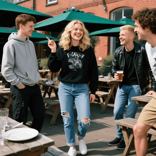 💥Surprise Price: Only £11.99!!🖤🐦‍⬛Humorous Crow Graphic T-Shirt – Say It With a Caw!🤩Ready to Spread a Little Playful Chaos?