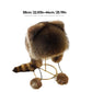 🎅Christmas Gift idea ￡10.99!! 🎁 Raccoon Tail Fur Parent-Child Plush Hat