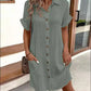 💎Summer Hot Sale - Up to 70% OFF⚡50K+ SOLD!💎✨Women’s Summer Midi Dress – Breezy, Flattering & Effortlessly Chic! Lightweight Button-Down with Pockets 🇬🇧☀️