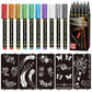 🌈⏳Last Day Special Price ￡7.99!!🎨Temporary Tattoo Markers for Skin👍✨Perfect For Unique Body Art🔥