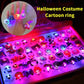 🔥Only £12.99 Last Day Promotion!🎁LED Light Halloween Glowing Ring