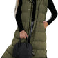 🍂Autumn Sale 60% OFF - Women's Long Puffer Vest | Quilted Hood & Button Closure ❄️Cozy & Chic, Perfect for Layering