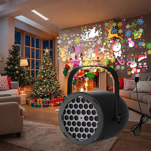 🔥Black Friday Price ￡10.99⚡🎅🏻Christmas Pattern USB LED Projection Light💡