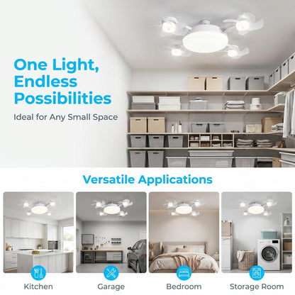 🌀LAST DAY SALE 50% OFF!!❄️Aerolux™ Ceiling Fan Light – 2-in-1 Silent LED with Remote 🌬️💡  Energy-Efficient Airflow & Dimmable Lighting for Bedrooms, Living Rooms & Conservatories 🏡✨