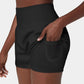 ✨️2025 New Hot Sales 60%OFF🥰High Waisted 2-in-1 Yoga Shorts & Side Pockets