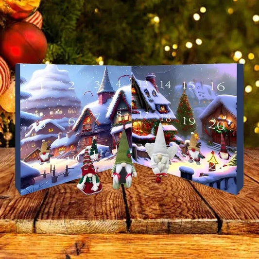 💗Gift Idea Hot Sale 60% OFF🎅2025 Christmas/Halloween Gnome Advent Calendar🎃Build Excitement all Month Long👻