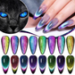 💗LIMITED PRICE ￡7.99-BUY 1 GET 1 FREE🌈Glitter Rainbow Cat Eye Gel Nail Polish🦄