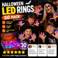 🔥Only £12.99 Last Day Promotion!🎁LED Light Halloween Glowing Ring