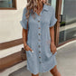 💎Summer Hot Sale - Up to 70% OFF⚡50K+ SOLD!💎✨Women’s Summer Midi Dress – Breezy, Flattering & Effortlessly Chic! Lightweight Button-Down with Pockets 🇬🇧☀️