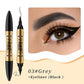 2-in-1 Waterproof Magic 4-fork Eyebrow Pen & Eyeliner