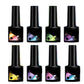 💗LIMITED PRICE ￡7.99-BUY 1 GET 1 FREE🌈Glitter Rainbow Cat Eye Gel Nail Polish🦄