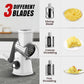 🥕2025 Kitchen Sale 50% OFF🥔Multifunctional Manual Rotary Grater & Chopper 🚀🥕 Effortless Meal Prep Helper