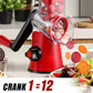 🥕2025 Kitchen Sale 50% OFF🥔Multifunctional Manual Rotary Grater & Chopper 🚀🥕 Effortless Meal Prep Helper