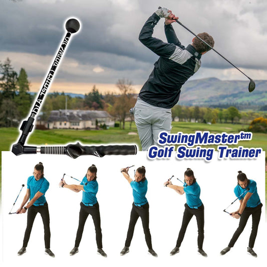 🏌️‍♂️ Swingmaster Trainer – Fix Your Slice FAST!🔥Retractable Golf Swing Training Aid🚀Free Shipping