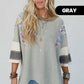 🍂Autumn Sales 49% OFF🔥Women's Batwing 3/4 Sleeve Stripe Patchwork Blouse