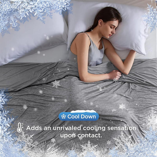 💥Final 6 Hours 50% OFF💥🍃Cooling Blanket for Hot Sleepers - Summer Must Have🎁