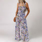 🏝️LAST DAY SALE: ONLY ￡14.99!!🏖️Women’s Casual Print Sleeveless Overalls Jumpsuits