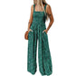 🏝️LAST DAY SALE: ONLY ￡14.99!!🏖️Women’s Casual Print Sleeveless Overalls Jumpsuits