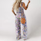 🏝️LAST DAY SALE: ONLY ￡14.99!!🏖️Women’s Casual Print Sleeveless Overalls Jumpsuits