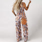 🏝️LAST DAY SALE: ONLY ￡14.99!!🏖️Women’s Casual Print Sleeveless Overalls Jumpsuits