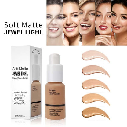 🎉💗Buy 1 Get 1 Free💜Long-Lasting Full Coverage Oil Control Foundation💙