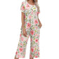 🎁Last Sale 40% OFF & Free shippng🚀⏳Women's Printed Top & Pants Sleepwear Set
