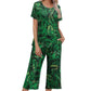 🎁Last Sale 40% OFF & Free shippng🚀⏳Women's Printed Top & Pants Sleepwear Set