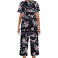 🎁Last Sale 40% OFF & Free shippng🚀⏳Women's Printed Top & Pants Sleepwear Set