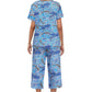 🎁Last Sale 40% OFF & Free shippng🚀⏳Women's Printed Top & Pants Sleepwear Set