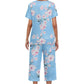 🎁Last Sale 40% OFF & Free shippng🚀⏳Women's Printed Top & Pants Sleepwear Set