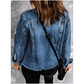 🍂Early Autumn Special Offer 50%OFF👔Women's Unique Raw Hem Long sleeves Denim Jackets