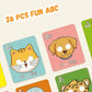 🔥Teaching Gift Special Offer50%OFF🔤✍26 PCS Fun ABC Learning Mask Cards