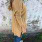 💖LAST DAY SPECIAL PRICE: ￡15.99!!💖Women's Cozy Knit Long Sleeve Tunic Top with Side Slits