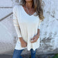 💖LAST DAY SPECIAL PRICE: ￡15.99!!💖Women's Cozy Knit Long Sleeve Tunic Top with Side Slits