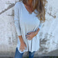 💖LAST DAY SPECIAL PRICE: ￡15.99!!💖Women's Cozy Knit Long Sleeve Tunic Top with Side Slits