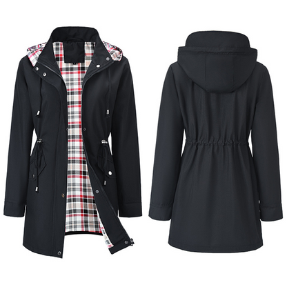 🔥Last Day Promotion 50%OFF🧥Women Waterproof Long Hooded Trench Coats